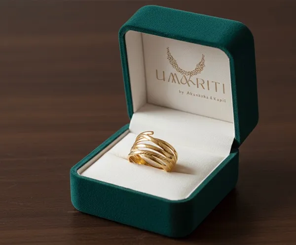 Gold_Golden_Quill_Five_Band_Adjustable_Ring_For_Women